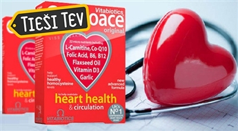 Vitabiotics: vitamīni CARDIOACE (30 tabletes) sirds veselības un asinsrites uzlabošanai