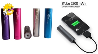 iTube 2200 power bank 2200 mAh - дополнительная батарея для телефона, GPS, IPAD