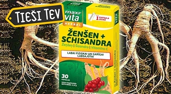 VITAR:  MaxiVita® Herbal Ženšen + Schisandra для восстанавлении психической и физической работоспособности!