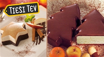 Edeka Winter-eis mix saldējuma eglītes, zvaigznītes, salatēti 500ml vai Cristallo saldējuma zvaigznītes ar āboliem un kanēli