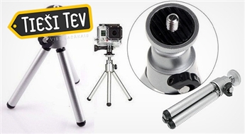 Galda mini-statīvs kamerai vai fotoaparātam ar paceļamām kājām!