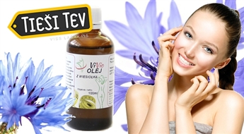 Rudzupuķu eļļa (100 ml) - nomierina un atslābina sejas ādu