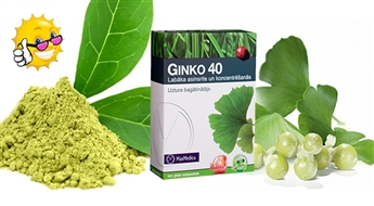Ginko 40 для улучшения памяти и кровообращения