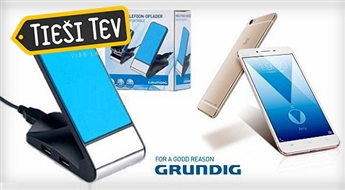 Yниверсальное зарядное устройство USB GRUNDIG с противоскользящим ковриком