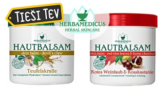 HERBAMEDICUS  ārstnieciskie krēmi un balzami ķermenim ar ārstniecības  augu ekstraktiem