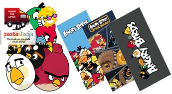 Mīksti un pūkaini frotē Angry Birds dvieļi