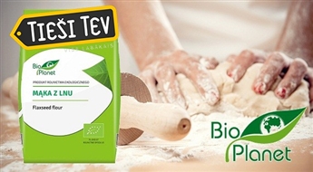 Органическая мука с коричневыми семенами льна  BIO (400 г)