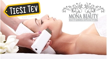 Щадящий пилинг ультразвуком для чистой и свежей кожи в салоне Mona Beauty