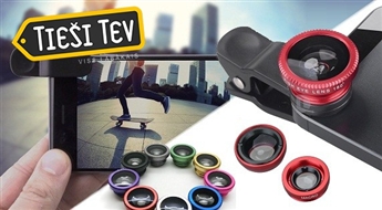 Unikālam fotoefektam! Fish-Eye objektīvs mobilajām iekārtām