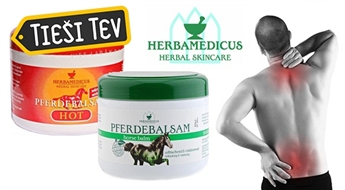 Лечебный разогревающий или охлаждающий бальзам для тела Herbamediсus Pferdebalsam (500 мл)