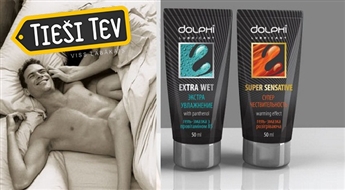Комплект лубрикантов Dolphi - 3x LONG LOVE или  3x EXTRA WET