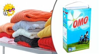 6.4kg OMO White veļas pulveris baltajai veļai!