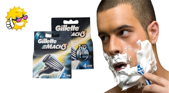 VISDROŠĀKĀ UN GLUDĀKĀ SKŪŠANĀS AR GILLETTE! GILLETE MACH 3 SKŪŠANĀS ASMEŅU KOMPLEKTS