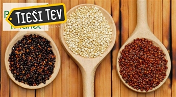 BIO Kвиноа 250g подходит для вегетарианцев, веганов и здорового образа жизни сторонников.