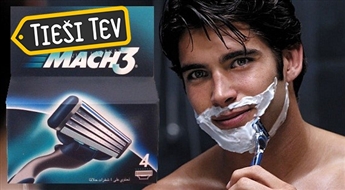 Комплекты бритвенных картриджей GILLETTE Mach 3 (4 картриджей)