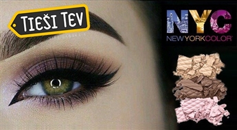 Тени для глаз от NYC Eyeshadow Trio коричневые оттенки
