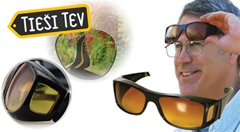 Инновационные поляризованные очки для водителей HD VISION для улучшения видимости ночью и в условиях плохой видимости