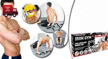 Daudzfunkcionālais trenažieris IRON GYM ķermeņa augšdaļas efektīviem treniņiem!