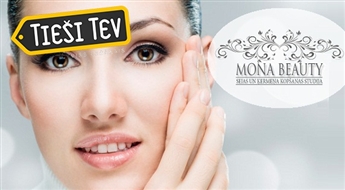 Mona Beauty: Молочный пилинг для лица + реставрирующая маска
