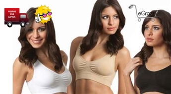 Bezvīļu krūšturu komplekts Bra COMFORT vai SUPER Bra sportam un ikdienai