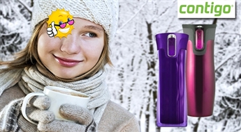 CONTIGO nerūsējoša tērauda termokrūzes ar Autoseal tehnoloģiju