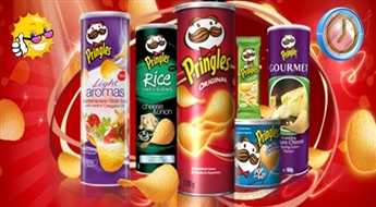 Garšīgie Pringles Čipsi 165g iepakojums (Becon, Cheesy Cheese vai Hot Paprika)