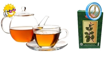 DABĪGA CUKURU BLOĶĒJOŠA HERBĀLĀ TĒJA GLUCOSCARE - REGULĒ CUKURA LĪMENI ASINĪS UN PALĪDZ TIEVĒT!