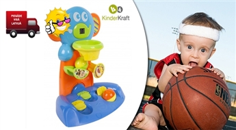 Kinder Kraft basketbola komplekts Jautrais Zilonītis Hoop