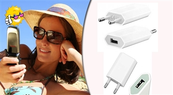 Зарядное устройство 220V / USB, 1A, 5V для телефонов, е-книг, планшетных компьютеров, iphone/kindle/ipod.