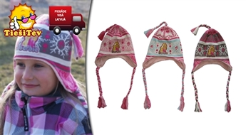 Стильная детская зимняя шапка с Barbie!