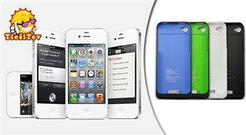 Power bank-case мобильная батарея для iPhone 4/4S ix1900, 1900 мАч