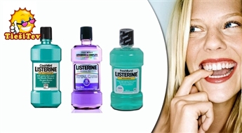 LISTERINE COOLMINT, FRESHBURST ИЛИ TOTAL CARE - ПРОФЕССИОНАЛЬНЫЙ, АНТИБАКТЕРИАЛЬНЫЙ ОПОЛАСКИВАТЕЛЬ ПОЛОСТИ РТА