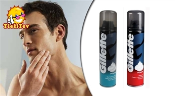Пенка для бритья GILLETTE Regular или Sensitive Skin  (200мл)