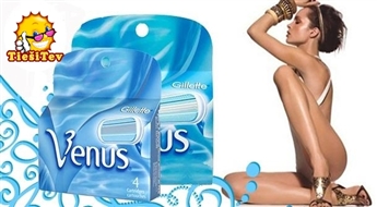 Для безупречно гладкой кожи: лезвия GILLETTE VENUS для женщин (4 кассеты)