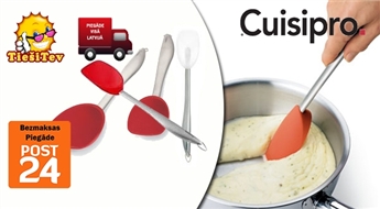 Тэрмостойкая кухонная ложка Cuisipro  для готовки, смешивания и сервировки