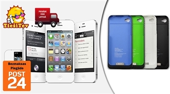 Power bank-case мобильная батарея для iPhone 4/4S ix1900, 1900 мАч
