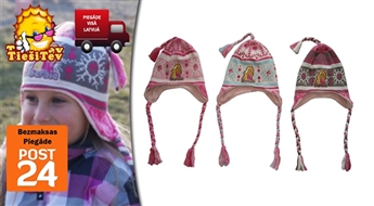 Стильная детская зимняя шапка с Barbie!