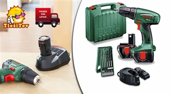 BOSCH PSR 12 (2x1.2Ah) Отвертка + 15шт. комплект.