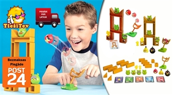 Aizraujoša galda spēle Angry birds visai ģimenei