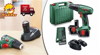BOSCH PSR 12 (2x1.2Ah) Отвертка + 15шт. комплект.