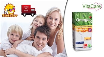 Omega 3 zivju eļļa  - 60 kapsulas 2 mēnešu kursam.