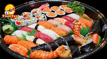 Kabuki, Samurai, Himitsu, Hoshi или Bazooka суши сет на Ваш выбор от Sushi Express