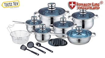 Комплект кастрюль из нержавеющей стали Royalty Line