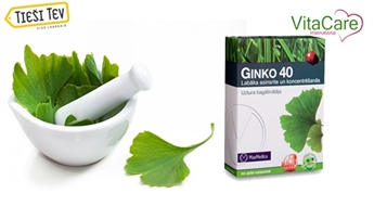 Ginko 40 для улучшения памяти и кровообращения