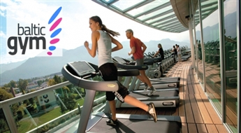 Неограниченный Baltic Gym 3 месячный абонемент для посещения тренажерного зала и занятий в любое время!