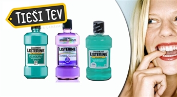 LISTERINE COOLMINT, FRESHBURST ИЛИ TOTAL CARE - ПРОФЕССИОНАЛЬНЫЙ, АНТИБАКТЕРИАЛЬНЫЙ ОПОЛАСКИВАТЕЛЬ ПОЛОСТИ РТА