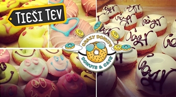 4 или 6 ароматных и свежих пончика CRAZY DONUTS в соблазнительной глазури