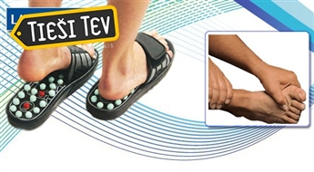 Ārstnieciskās masāžas čības FootReflex organisma imunitātes stiprināšanai