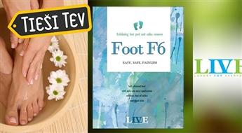 FOOT F6 - ārstnieciskais augļskābju pīlings ātrai un nesāpīgai pēdu kopšanai mājas apstākļos