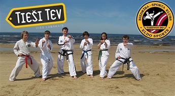 1 mēneša  Taekwon-do nodarbību abonements  ar 50% atlaidi! Iemācies aizstāvēt sevi un citus!